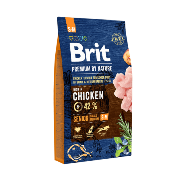 Brit Premium by Nature Senior S+M - 1