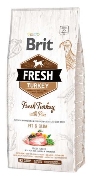 Brit Fresh Turkey with Pea Adult Fit & Slim - 1