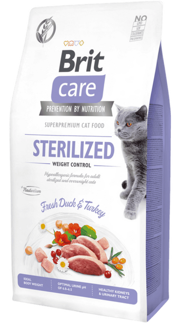 Brit Care Cat Grain-Free STERILIZED AND WEIGHT CONTROL - 1