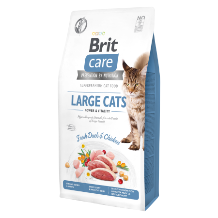 Brit Care Cat Grain-Free LARGE CATS POWER AND VITALITY - 1