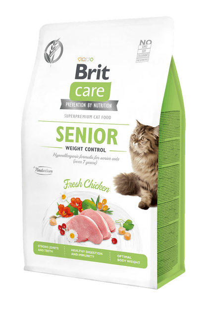 Brit Care Cat Grain-Free SENIOR AND WEIGHT CONTROL - 1
