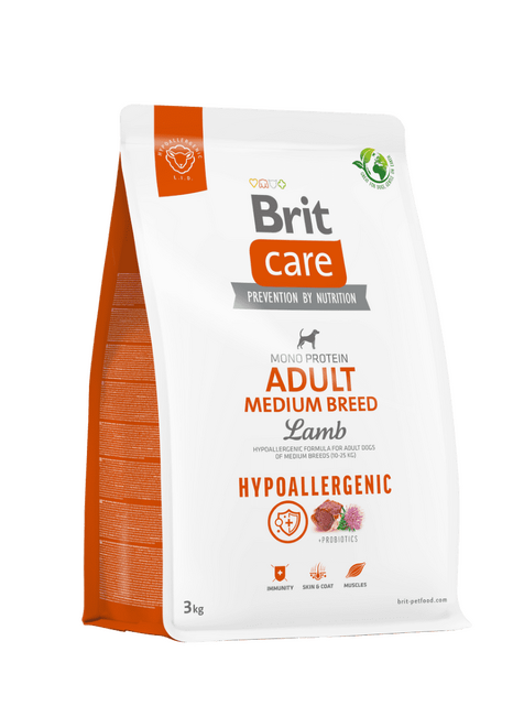 Brit Care Dog Hypoallergenic Adult Medium Breed - 1