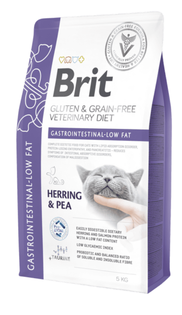 Brit GF Veterinary Diets Cat Gastrointestinal-Low fat - 1