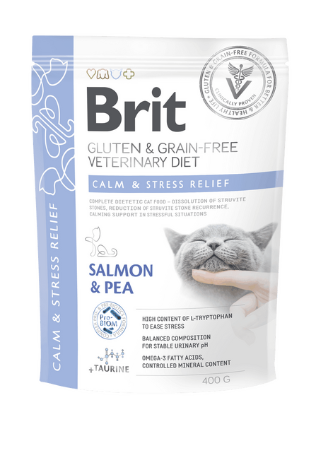 Brit GF Veterinary Diets Cat  Calm & Stress Relief - 1