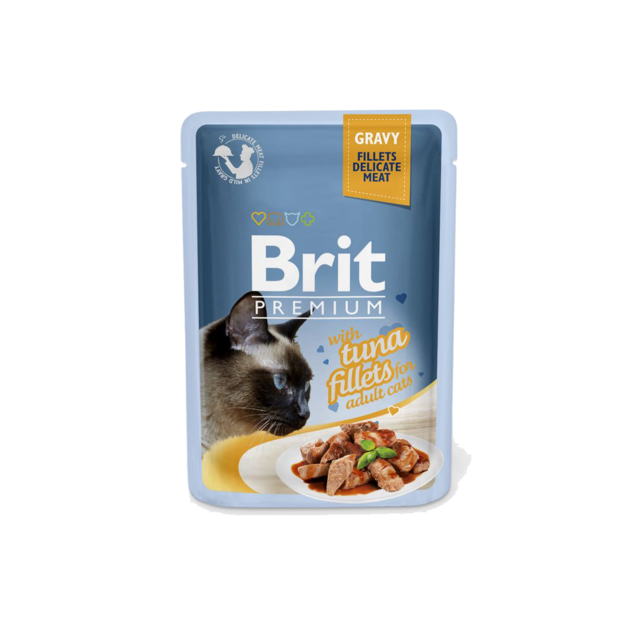 Brit Premium Cat Delicate Fillets in Gravy with Tuna 85 g - 1