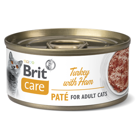 Brit Care Cat Turkey Paté with Ham 70 g - 1