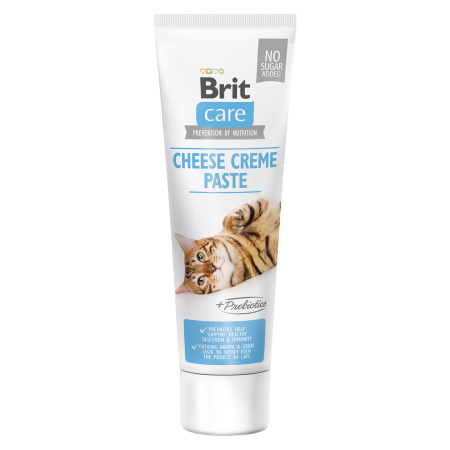 Brit Care Cat Paste Cheese Creme enriched with Prebiotics 100 g - 1