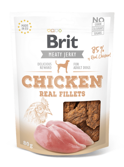 Brit Meat Jerky Snack- Chicken Fillets - 1