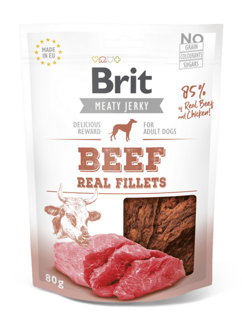 Brit Meat Jerky Snack-Beef and chicken Fillets
