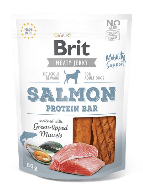 Brit Jerky -Salmon Protein Bar 80 g - 1