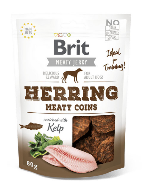 Brit Jerky -Herring Meaty Coins 80 g - 1