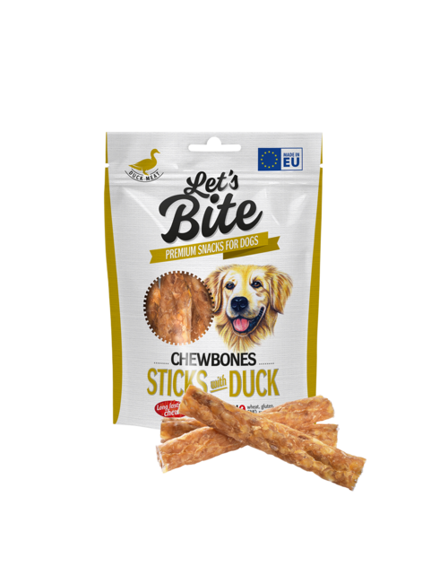 Let’s Bite Chewbones. Sticks with Duck 120 g - 1