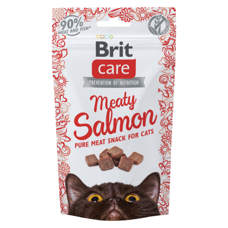 Brit Care Cat Snack Meaty Salmon 50 g - 1