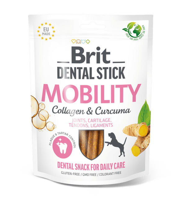 Brit Dental Stick Mobility with Curcuma & Collagen 7 pcs 251 g - 1
