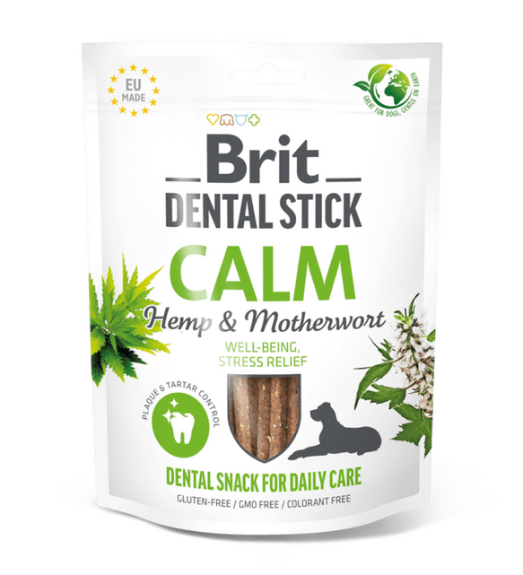 Brit Dental Stick Calm with Hemp & Motherwort 7 pcs 251 g - 1
