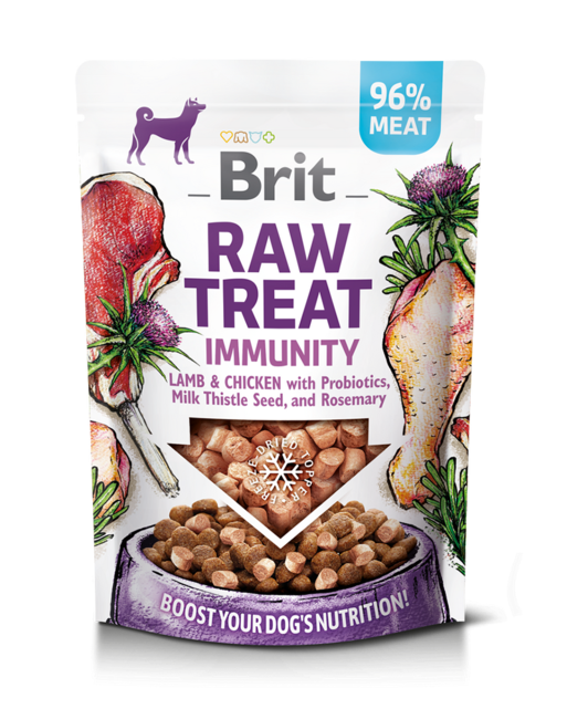 Brit RAW TREAT Immunity. Freeze-dried treat and topper. Lamb&Chicken 40 g - 1