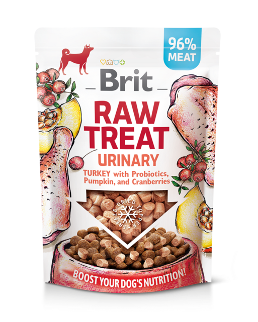 Brit RAW TREAT Urinary. Freeze-dried treat and topper. Turkey 40 g - 1