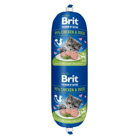 Brit Premium by Nature Sausage CAT Chicken Duck 180 g - 1