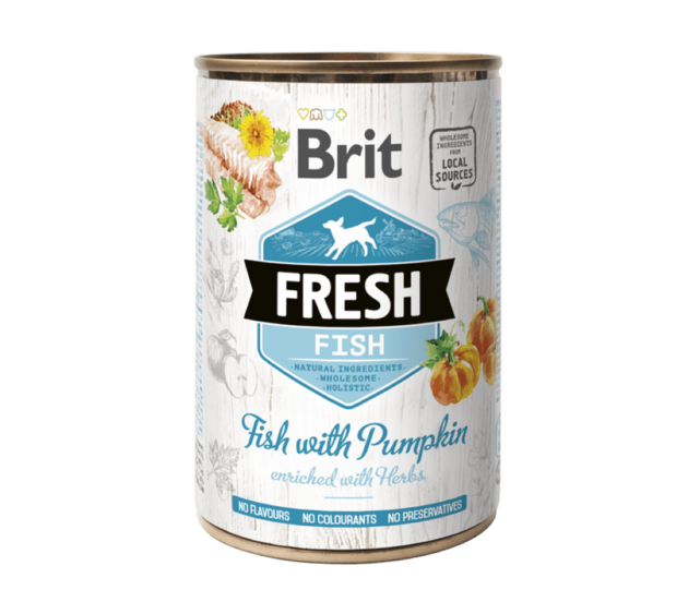 Brit Fresh can Fish with Pumpkin 400 g - 1