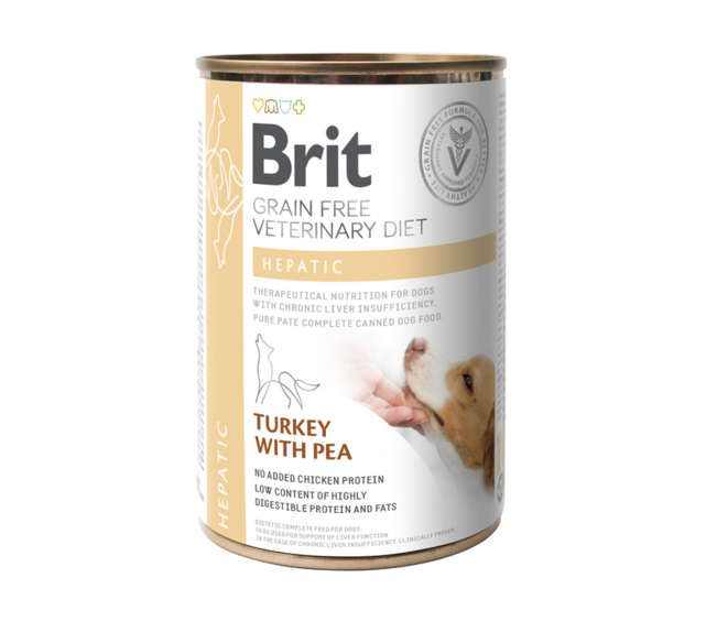 Brit GF Veterinary Diets Dog Can Hepatic 400 g - 1