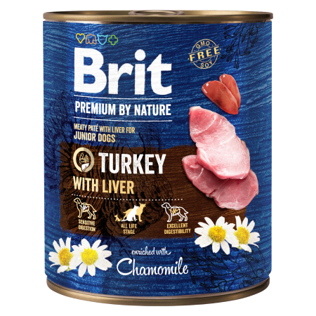 Brit Premium by Nature Turkey with Liver - 1