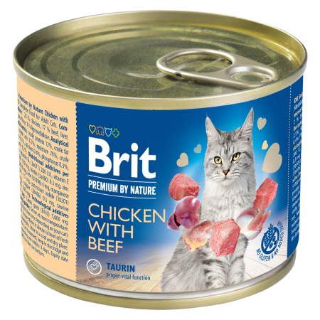 Brit Premium by Nature Chicken with Beef 200 g - 1