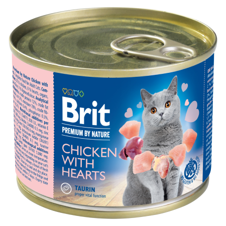 Brit Premium by Nature Chicken with Hearts 200 g - 1