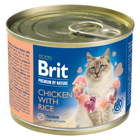 Brit Premium by Nature Chicken with Rice 200 g - 1