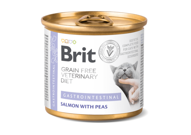 Brit GF Veterinary Diet Cat Cans Gastrointestinal 200 g - 1