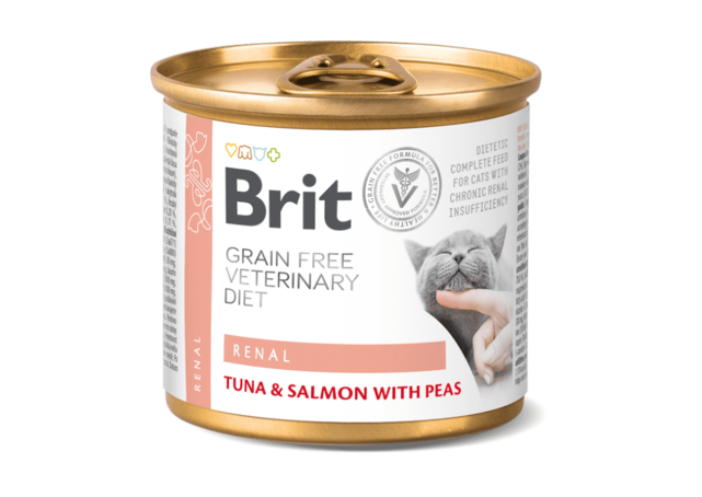 Brit GF Veterinary Diet Cat Cans Renal 200 g - 1