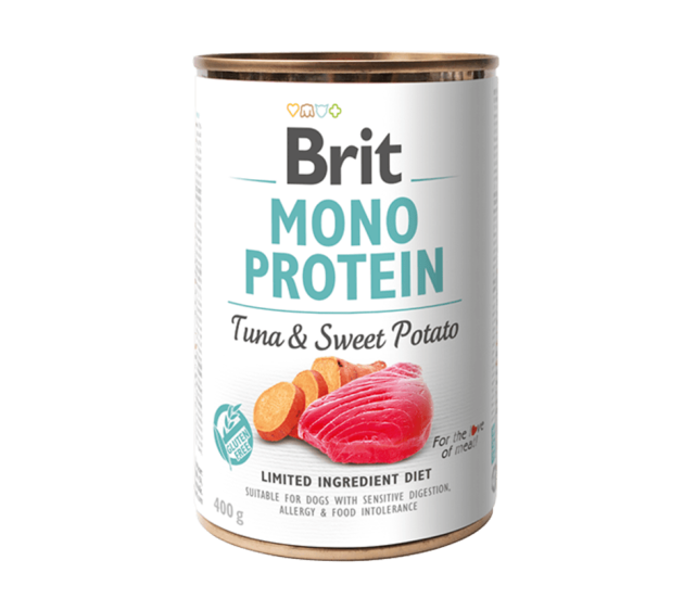 Brit Mono Protein Tuna & Sweet Potato 400 g - 1