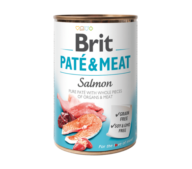 BRIT PATÉ & MEAT - SALMON - 1