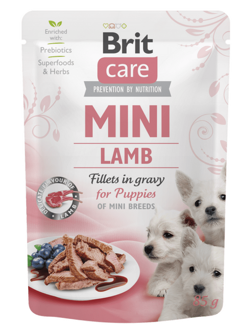 Brit Care Mini Puppy Lamb fillets in gravy 85 g - 1