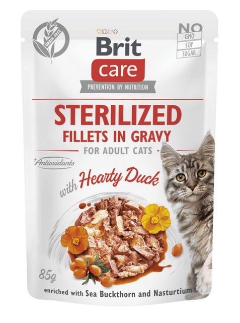 BCC Sterilized. Fillets in Gravy with Hearty Duck 85 g - 1