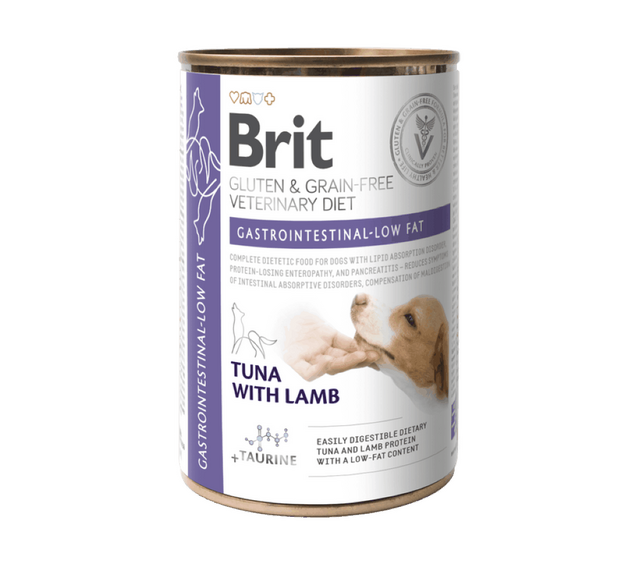 Brit Veterinary Diets Dog Gluten&Grain free Gastrointestinal-low fat 400 g - 1