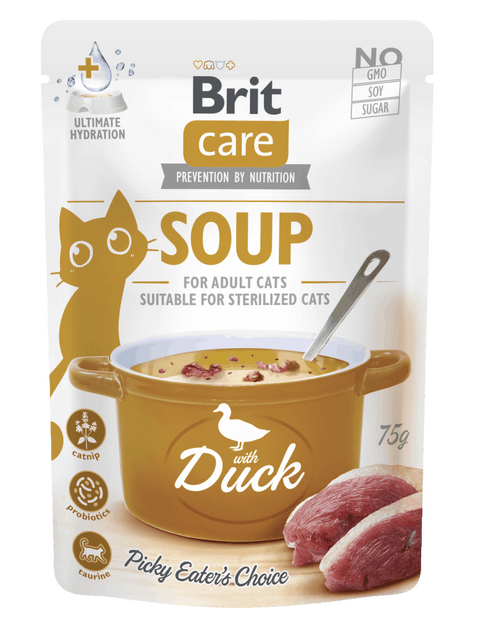 Brit Care Soup with Duck for Cats 75 g