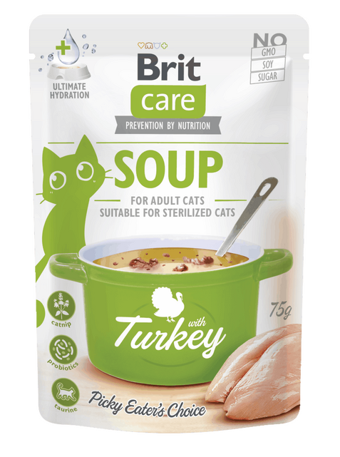 Brit Care Soup with Turkey for Cats 75 g